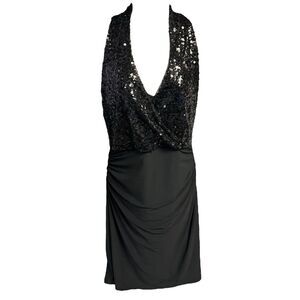 Lauren Ralph Lauren Black Sequin Dress